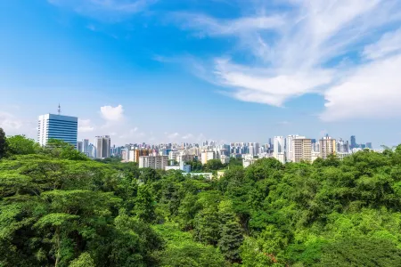 City with efficient buildings