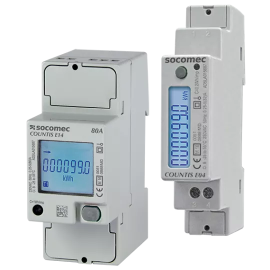 Single phase Energy meters, modular electrical energy meters