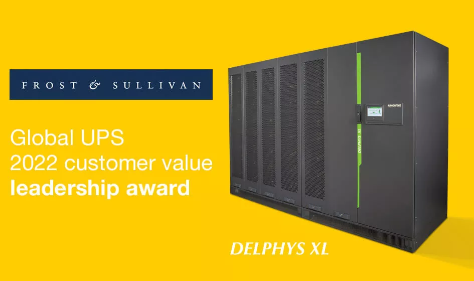 Delphys XL, Global UPS 2022 customer value leadership award for Frost & Sullivan