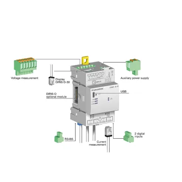 DIRIS B - Power Quality Monitoring Equipment & Metering - EXPLODED_VIEW_EXT