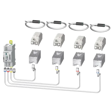 DIRIS Digiware Iac - Power Quality Monitoring Equipment & Metering - EXPLODED_VIEW_EXT