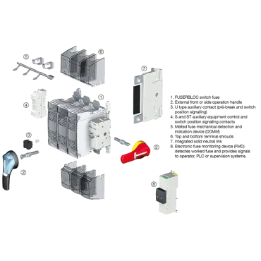 FUSERBLOC UL - Electrical Distribution & Protection Devices - EXPLODED_VIEW_EXT