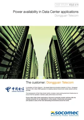 Power availability in Data Center applications