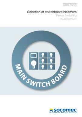 Selection of switchboard incomers