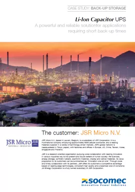 Li-Ion Capacitor UPS - A powerful and reliable solutionfor applications requiring short back-up times