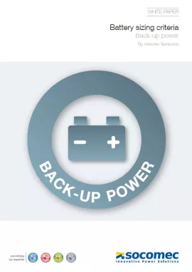 Battery sizing criteria
