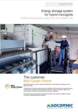 Case Study Energy storage system for hybrid microgrids